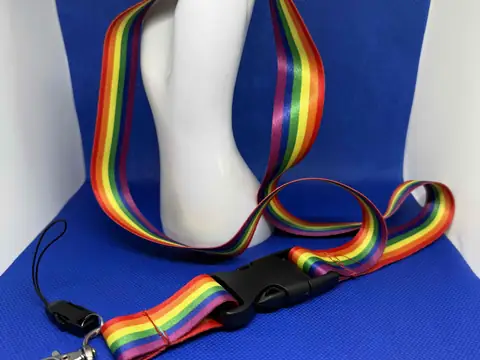 Pride-kaulanauha – irrotettavalla klipsillä