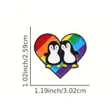 Pingviinit & Pride -pinssi